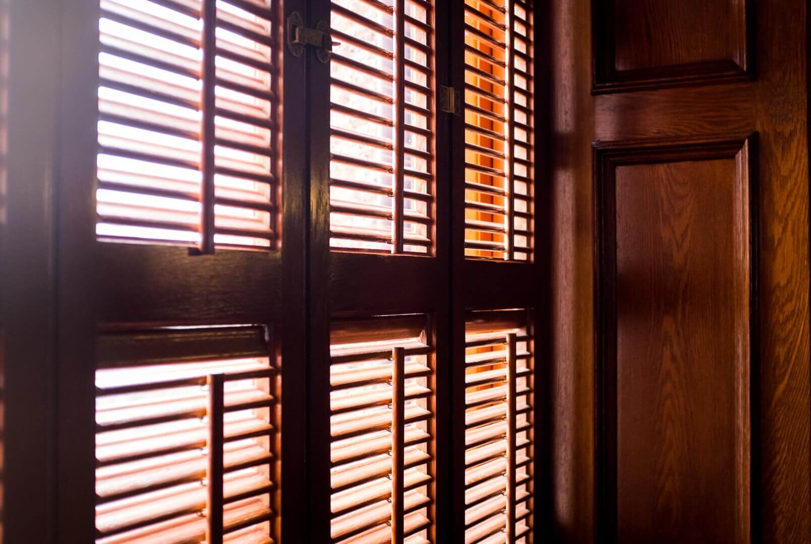 brown shutters