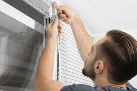 professional blinds installation